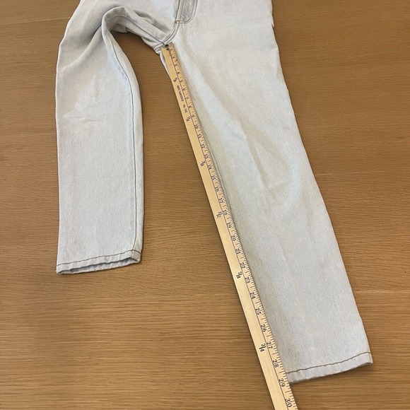 Vintage Bongo Size 24 Straight Leg Light Wash High Rise Jeans - Picture 6 of 8